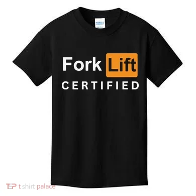 Forklift Certified Kids T-Shirt