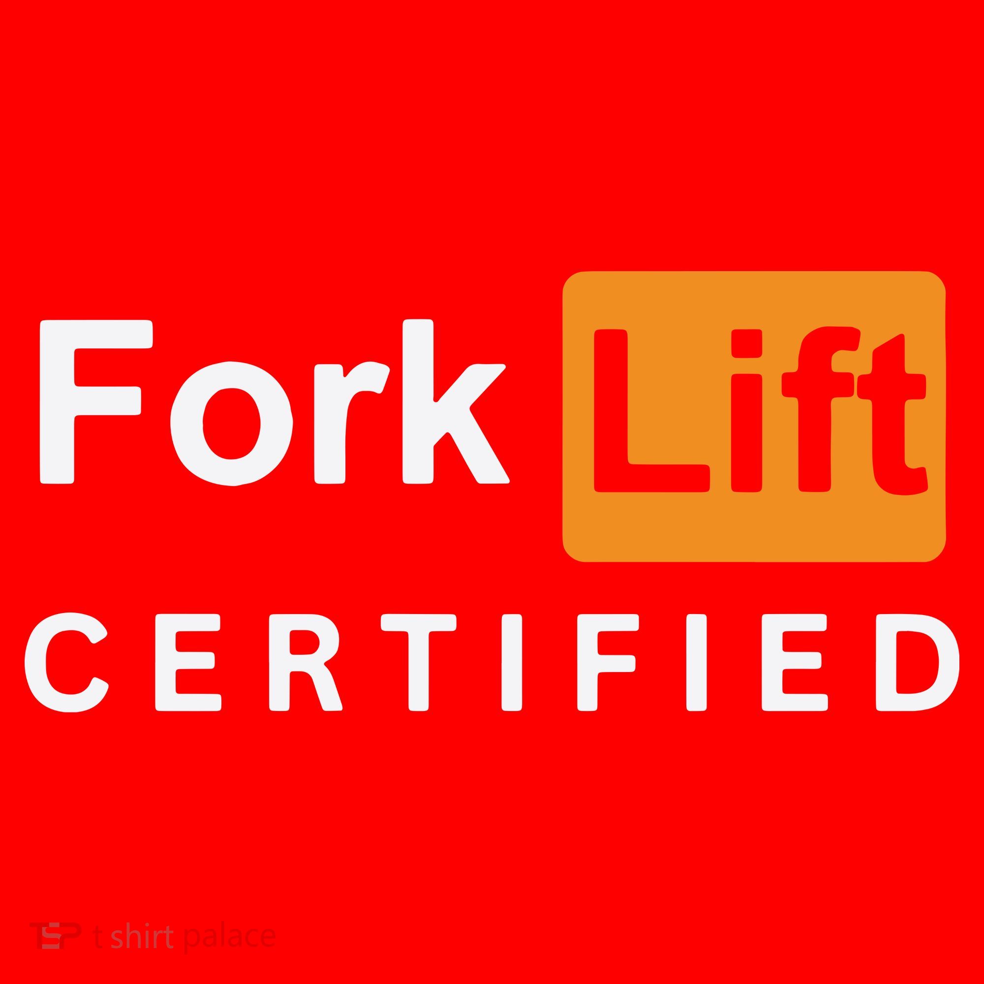 Forklift Certified Santa Hat