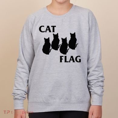 Funny Cat Flag Hardcore Music Parody Women's Sweatshirt