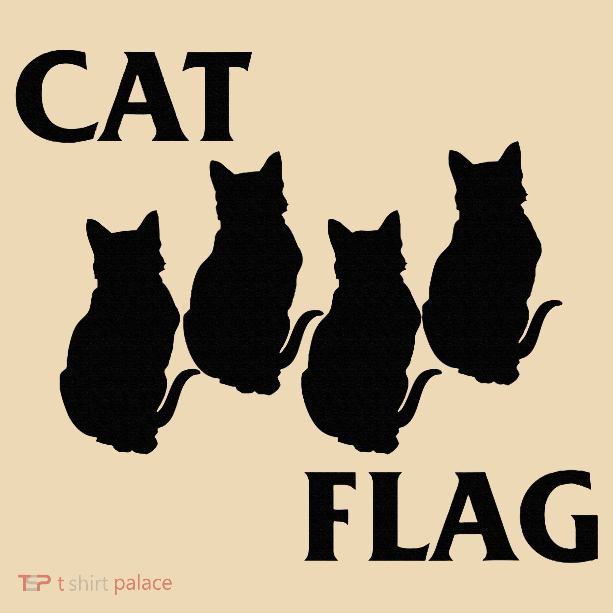 Funny Cat Flag Hardcore Music Parody Tote Bag