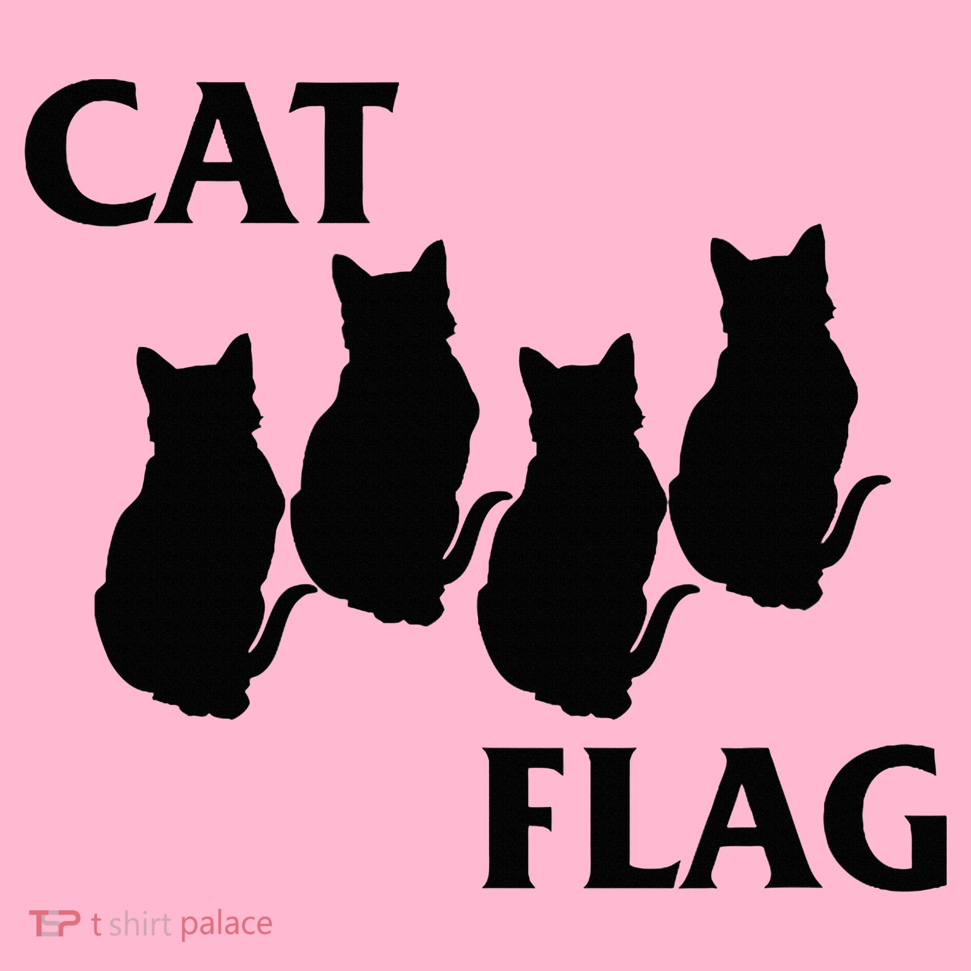 Funny Cat Flag Hardcore Music Parody Coaster