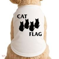 Funny Cat Flag Hardcore Music Parody Doggie Tank thumb 0