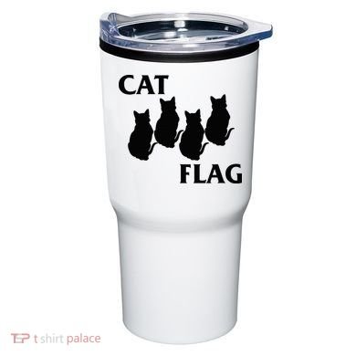Funny Cat Flag Hardcore Music Parody Tumbler