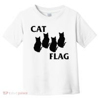 Funny Cat Flag Hardcore Music Parody Toddler T-Shirt thumb 0