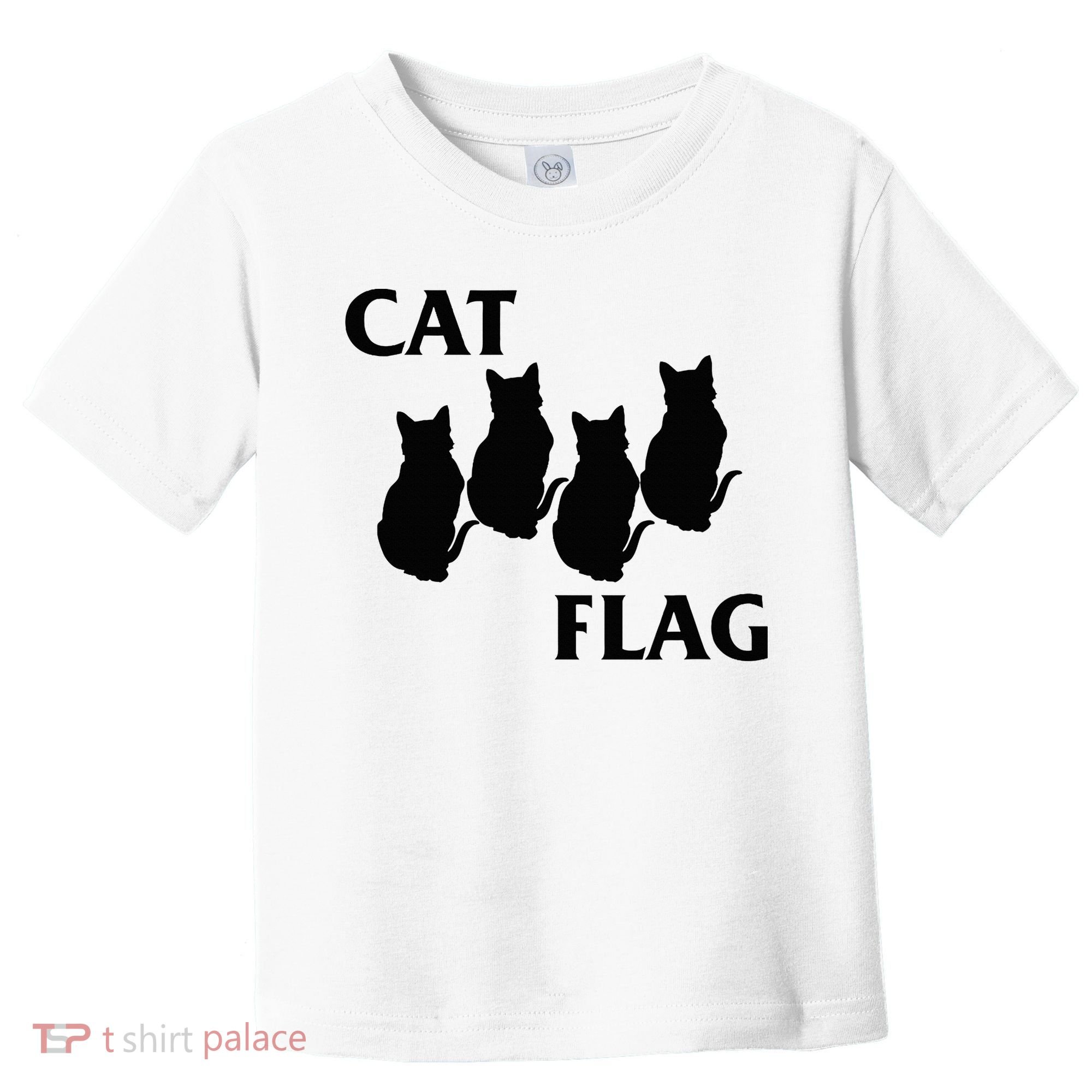 Funny Cat Flag Hardcore Music Parody Toddler T-Shirt