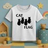 Funny Cat Flag Hardcore Music Parody Toddler T-Shirt thumb 3