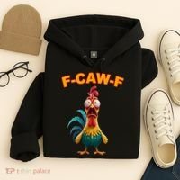 F Caw F Rooster Chicken Funny Humor Meme Joke Hoodie thumb 4