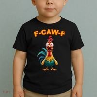 F Caw F Rooster Chicken Funny Humor Meme Joke Toddler T-Shirt thumb 2