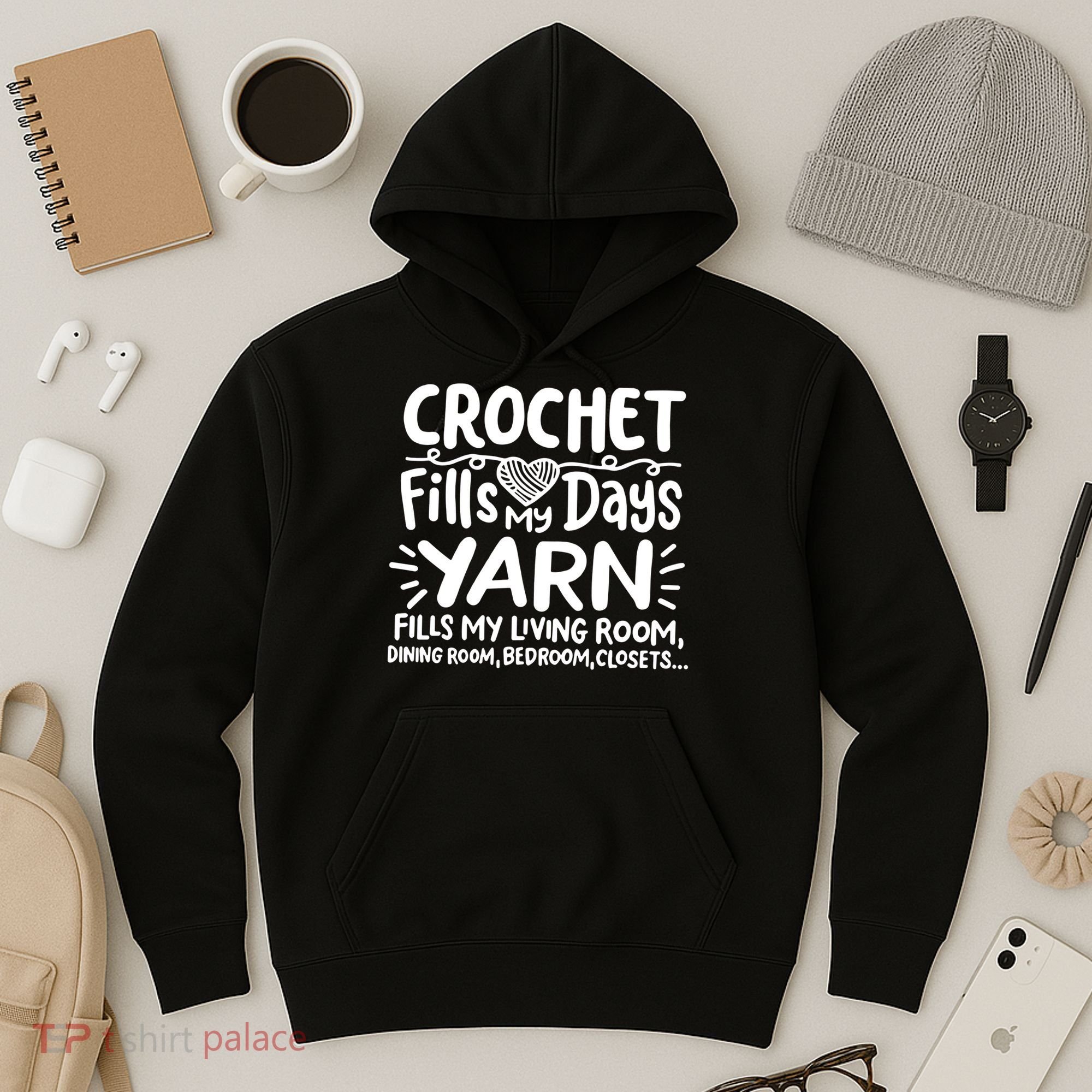 Funny Crochet Hoodie