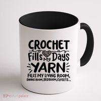 Funny Crochet Coffee Mug thumb 1