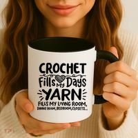 Funny Crochet Coffee Mug thumb 3