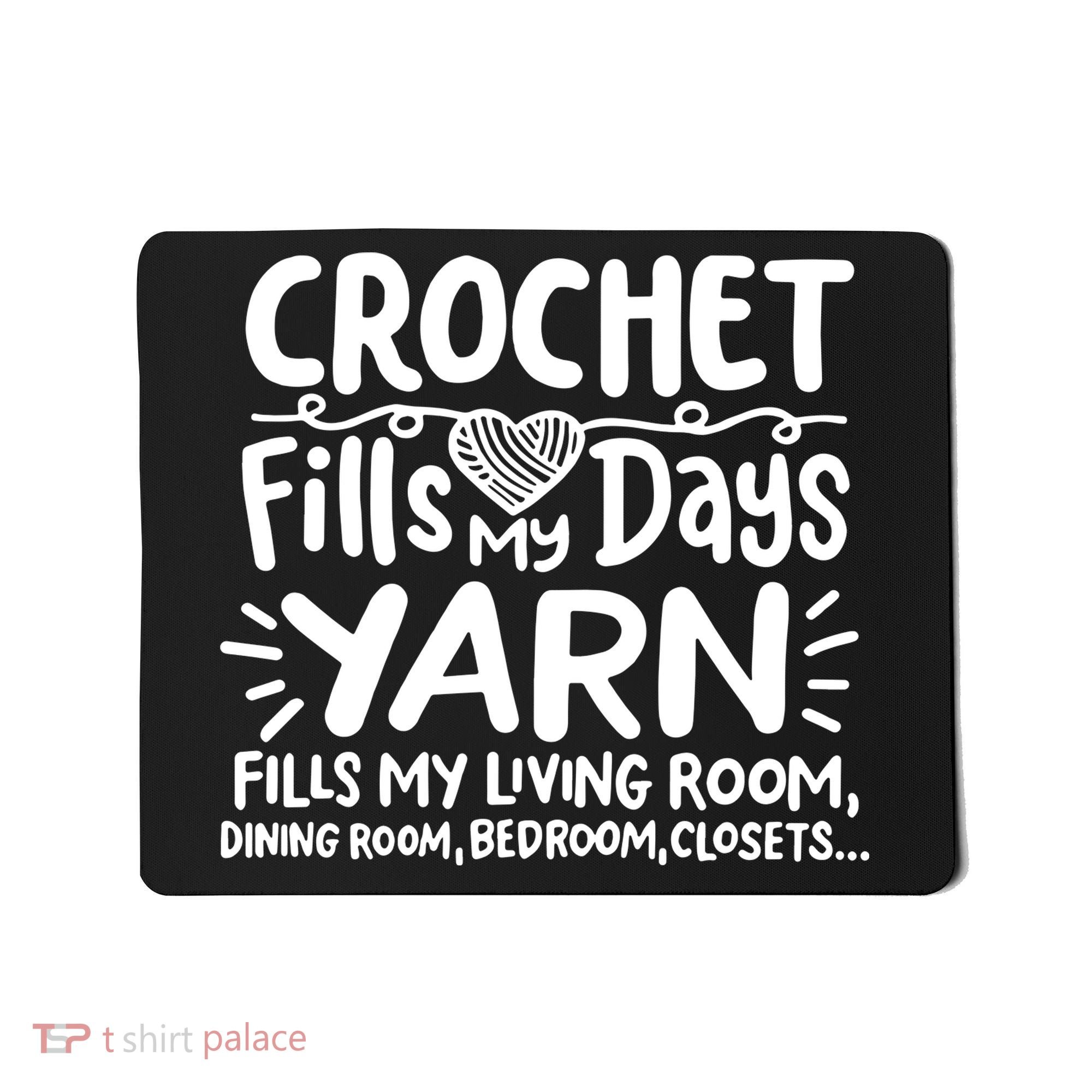 Funny Crochet Mousepad