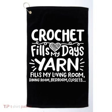 Funny Crochet Golf Towel