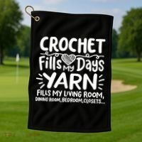 Funny Crochet Golf Towel thumb 1