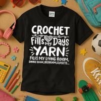 Funny Crochet Kids T-Shirt thumb 3