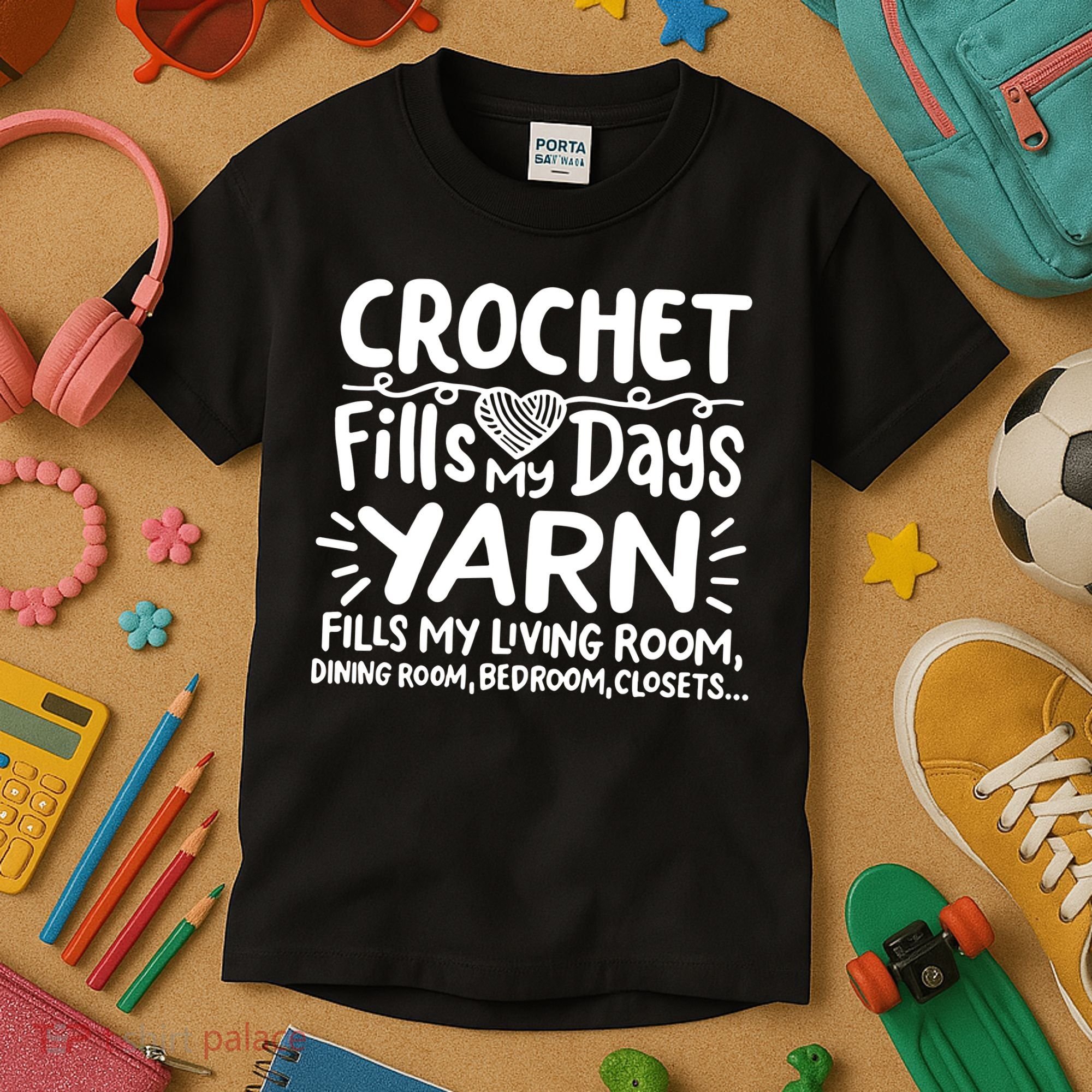 Funny Crochet Kids T-Shirt