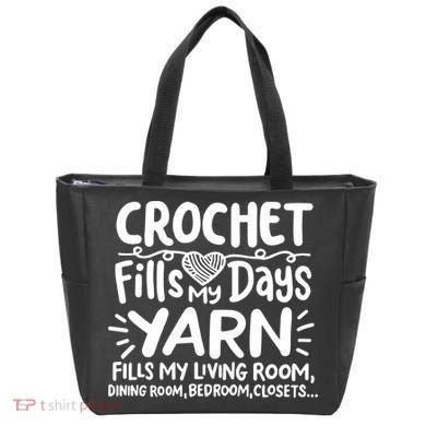 Funny Crochet Tote Bag