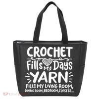 Funny Crochet Tote Bag thumb 0