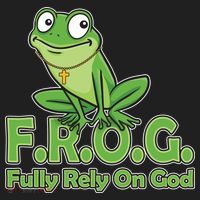 Funny Christian FROG Fully Rely On God Women's Sweatshirt thumb 2