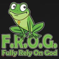 Funny Christian FROG Fully Rely On God Backpack thumb 2