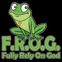 Funny Christian FROG Fully Rely On God Women's Hoodie thumb 2
