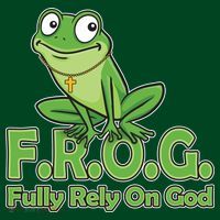 Funny Christian FROG Fully Rely On God Visor thumb 3