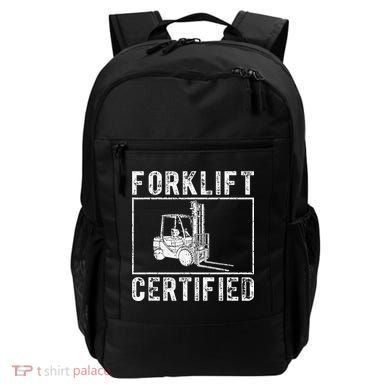 Forklift Certified Backpack