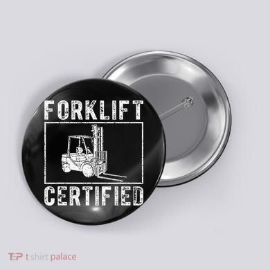 Forklift Certified Button