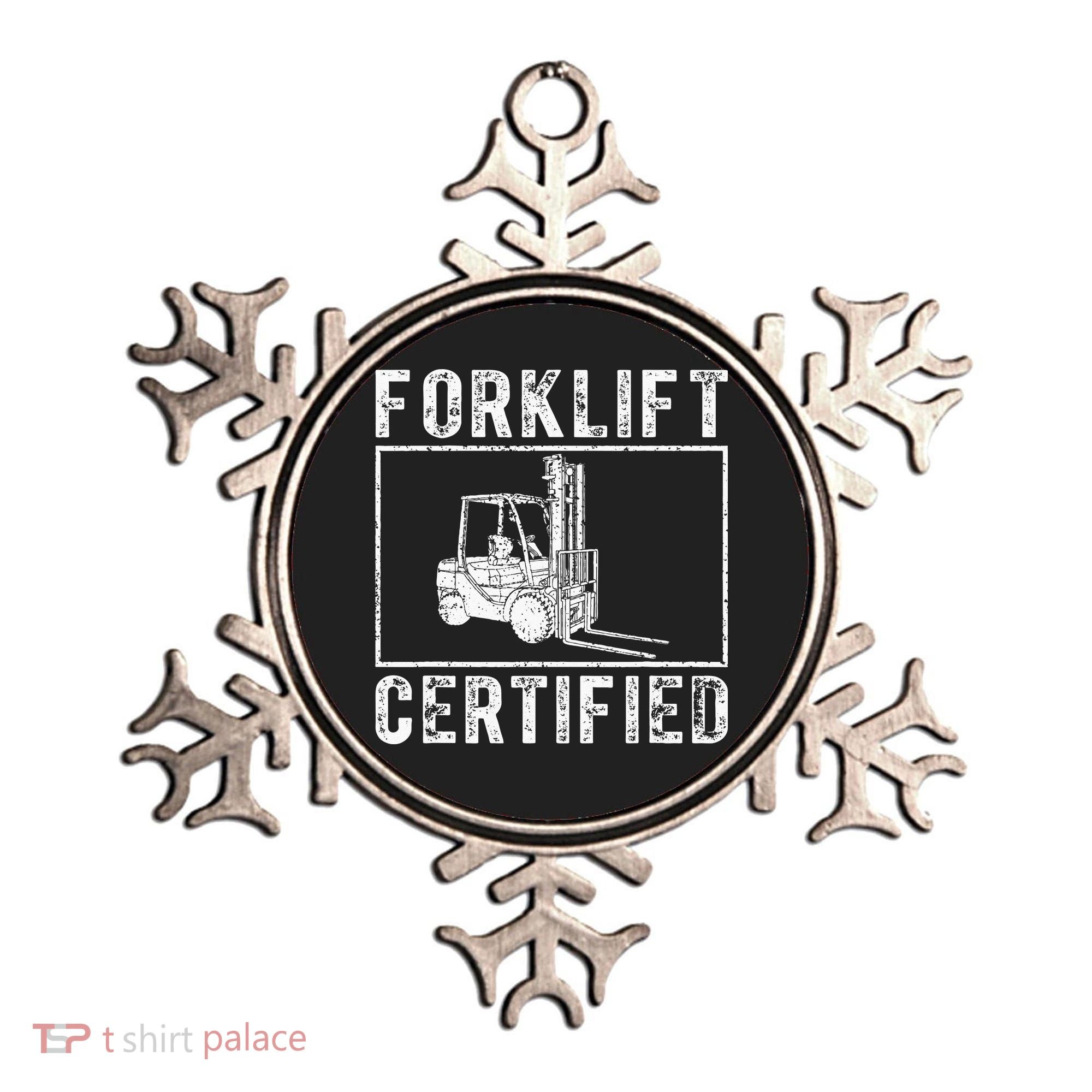 Forklift Certified Ornament
