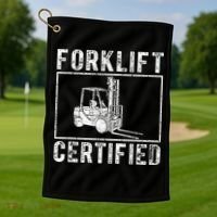 Forklift Certified Golf Towel thumb 1
