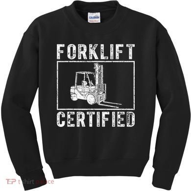 Forklift Certified Kids Sweatshirt
