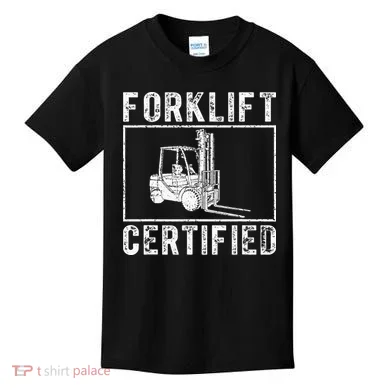 Forklift Certified Kids T-Shirt