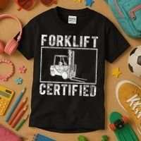 Forklift Certified Kids T-Shirt thumb 3
