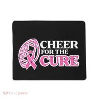 Football Cheer For The Cure Breast Cancer Awareness Ribbon Mousepad thumb 0