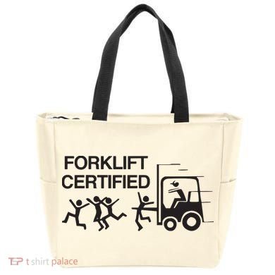 Forklift Certified Tote Bag
