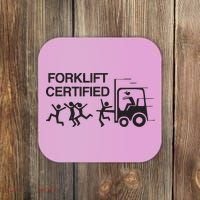 Forklift Certified Coaster thumb 0