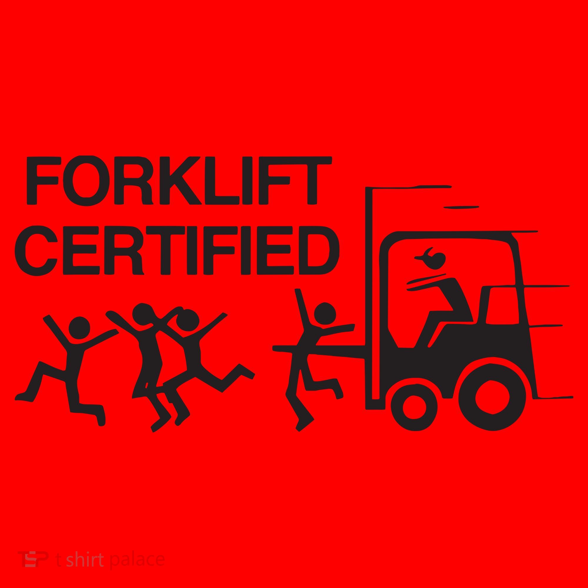 Forklift Certified Santa Hat
