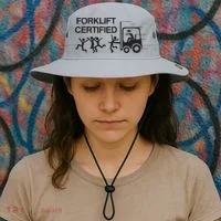 Forklift Certified Bucket Hat thumb 3