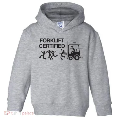 Forklift Certified Toddler Hoodie