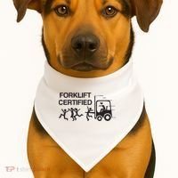 Forklift Certified USA-Made Doggie Bandana thumb 1