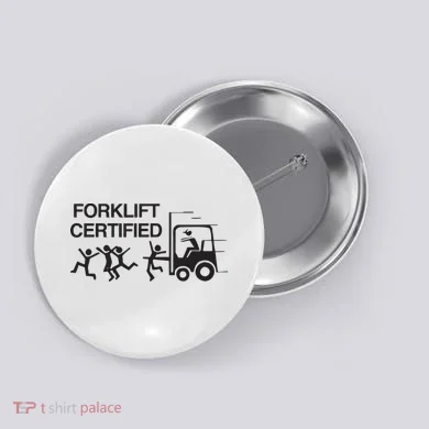 Forklift Certified Button