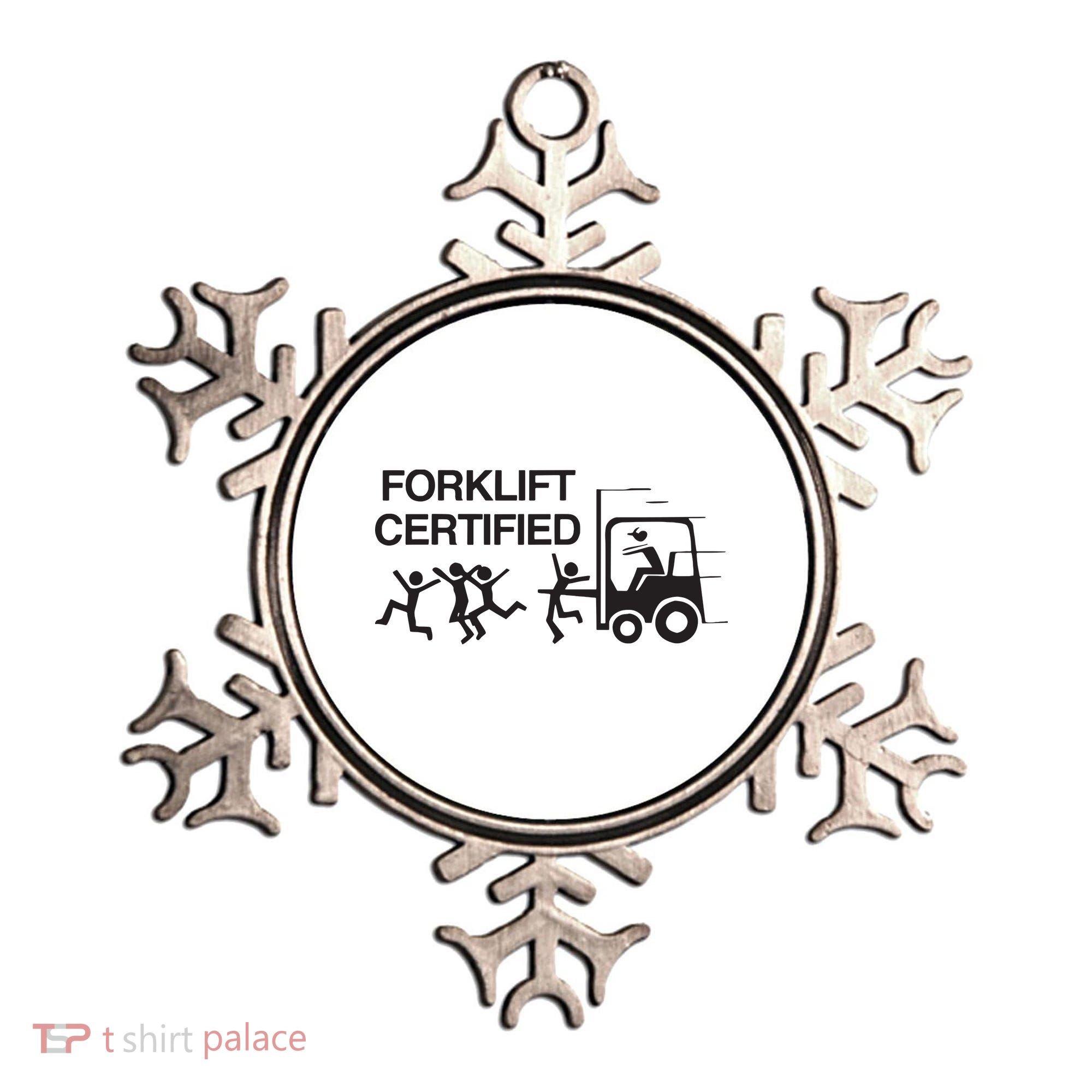 Forklift Certified Ornament