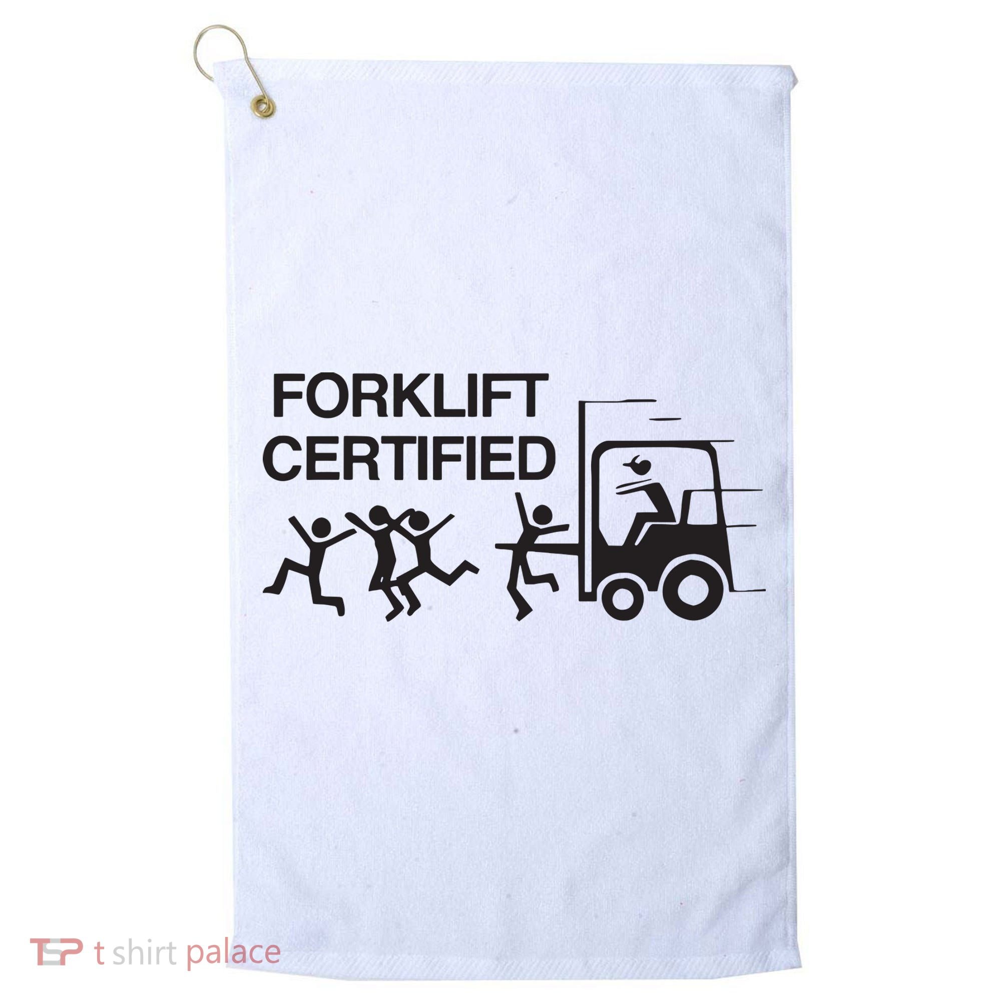 Forklift Certified Golf Towel