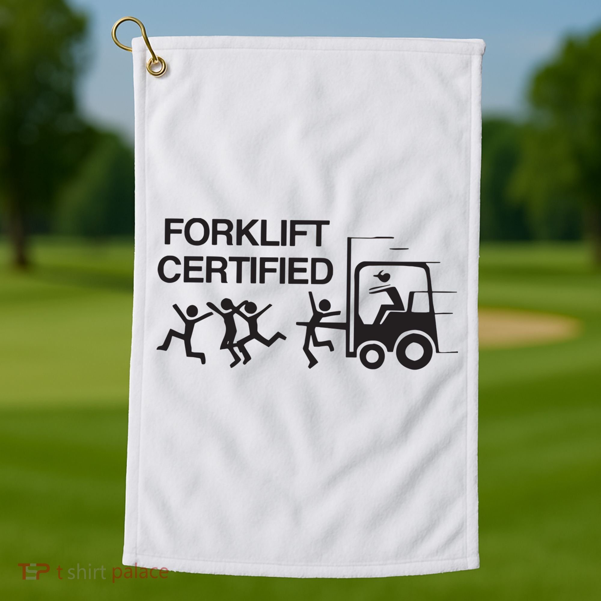 Forklift Certified Golf Towel
