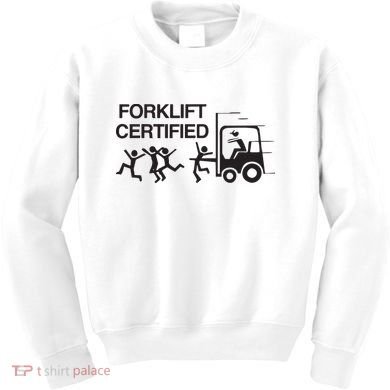 Forklift Certified Kids Sweatshirt