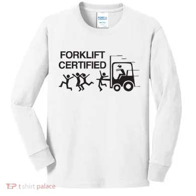 Forklift Certified Kids Long Sleeve Shirt