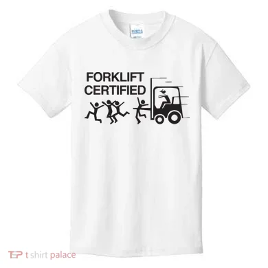 Forklift Certified Kids T-Shirt