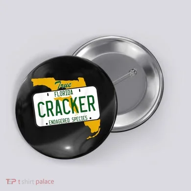 Funny Cracker Florida Button