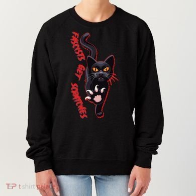 Funny Cat Fascists Get Scratches Women's Sweatshirt