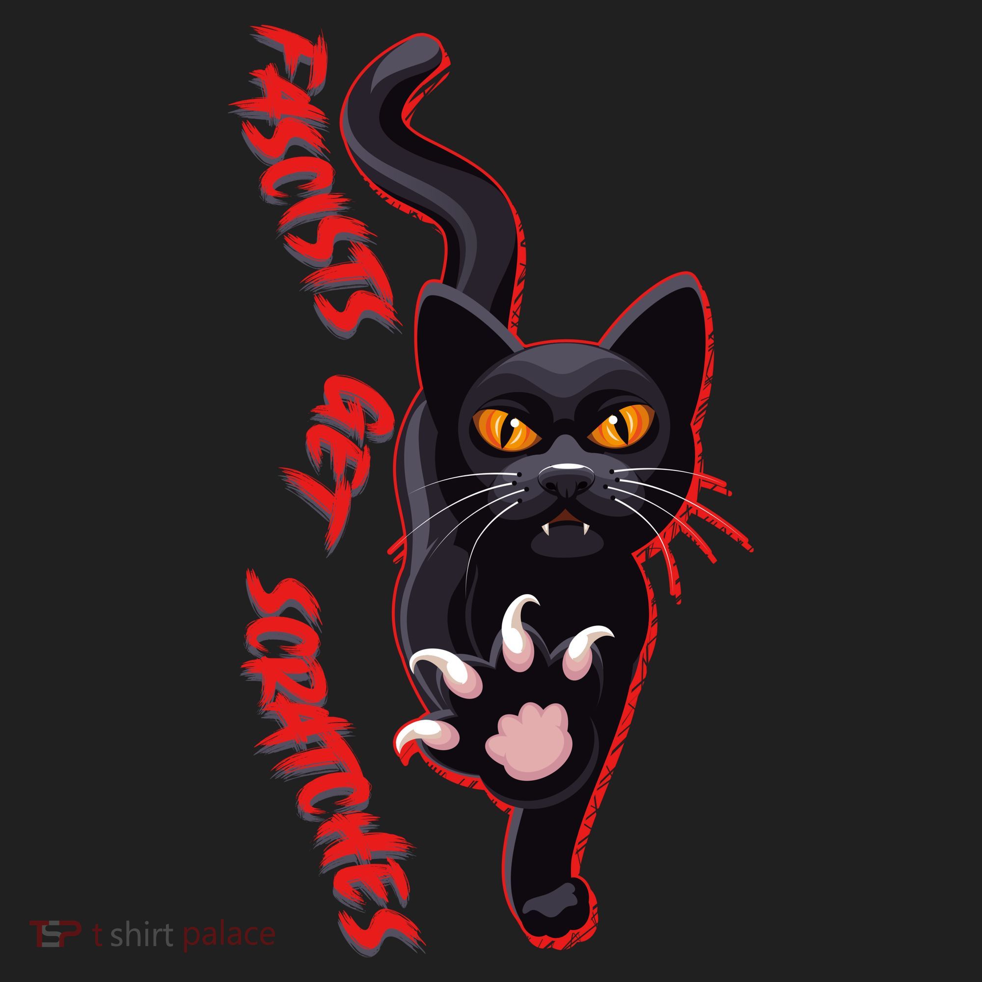 Funny Cat Fascists Get Scratches Women's Sweatshirt